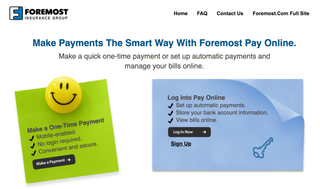 foremost online bill pay